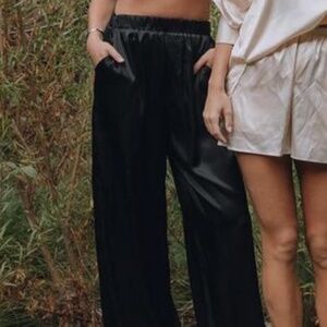 Daily Drills Black Silky Resort Pants XS- new with tags